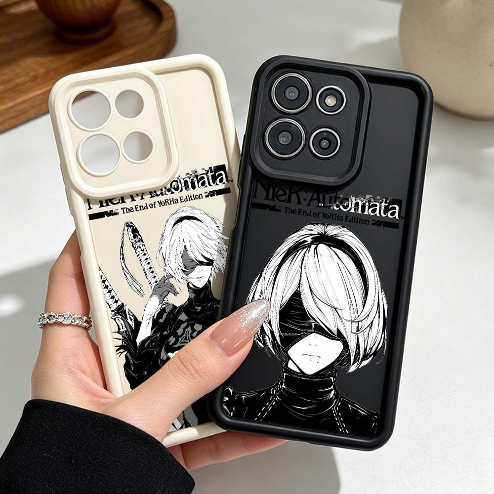 Phone Cases Silicone - NieR Automataアニメスマホケース Motorola Moto G86 G85