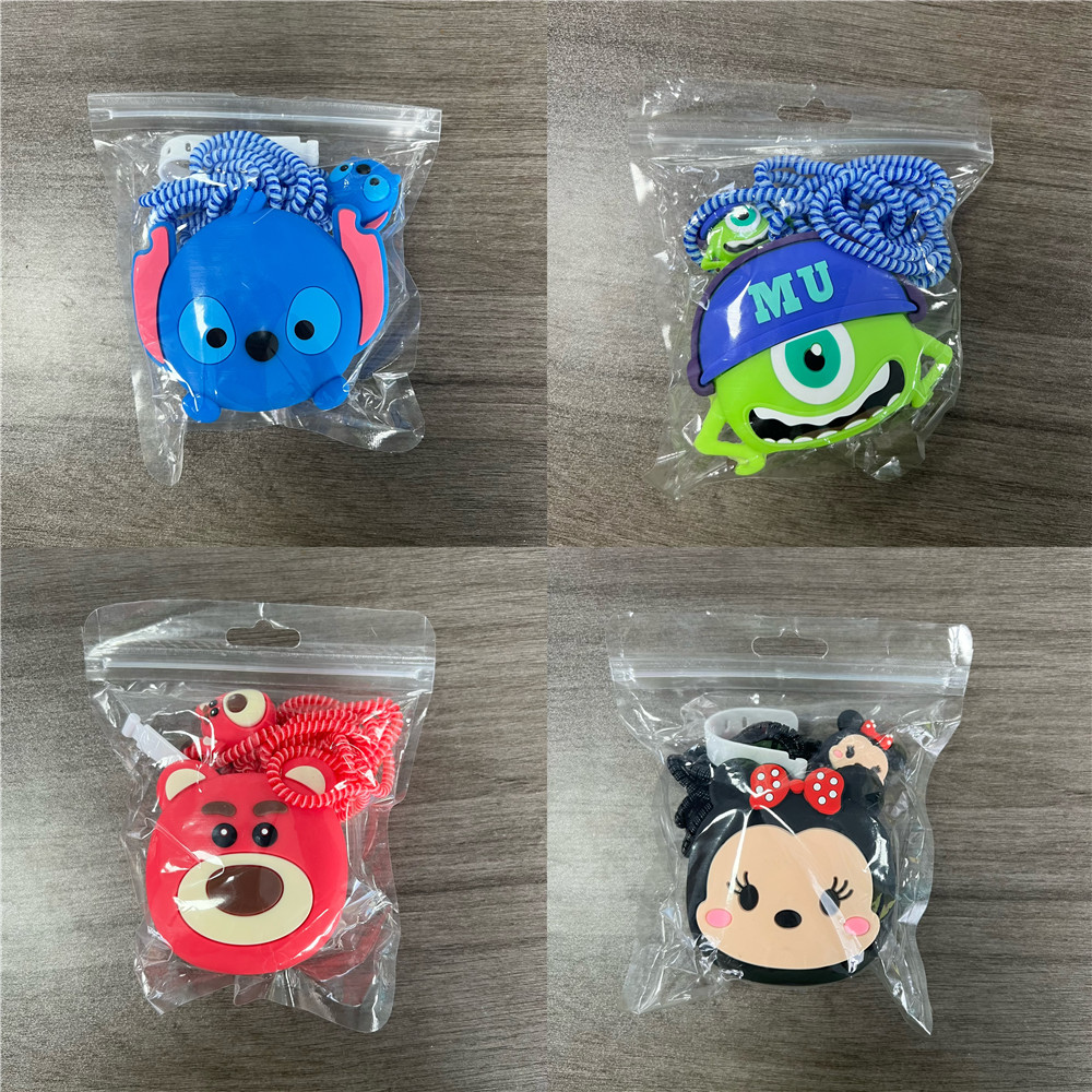 Phone Cases Uk - UKプラグ用3D漫画ケーブルプロテクター,データケーブル保護スリーブ,かわいいカバーアクセサリー,20W, 4個/セット