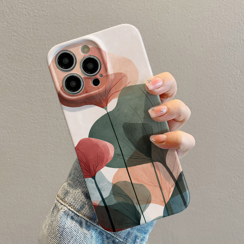 Phone Cases Art - 自然の芸術 葉っぱ柄ケース iPhone 17 16 15