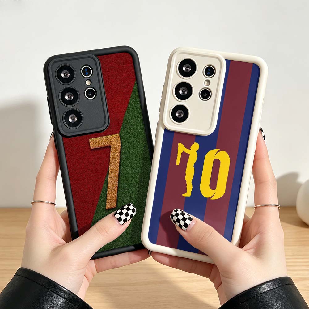 Phone Cases Jersey - サッカー選手ジャージーNO.7 10 サムスン Galaxy S26 S25