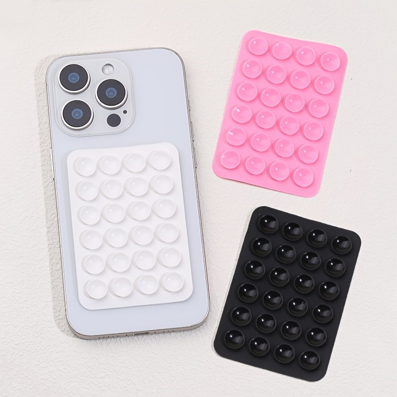 Phone Cases Silicone - シリコン製、吸盤式スマートフォンホルダー。多機能吸盤マット、壁掛けスタンド、滑り止め加工、片面接着剤付き、背面ステッカー。