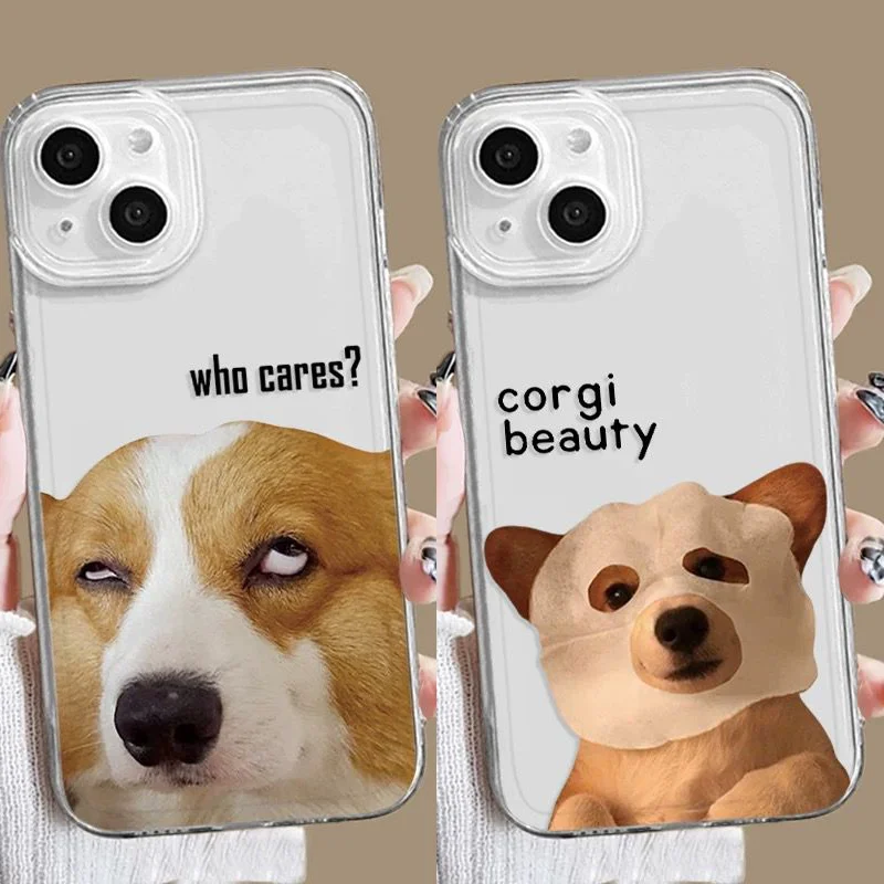 Phone Cases Quirky - 面白い犬のスマホケース iPhone 17 16 15 11