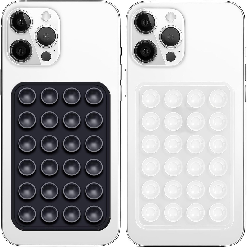 Phone Cases Silicone - シリコン吸着式スマホホルダーマット多機能吸盤壁掛けスタンド正方形滑り止め片面ケースマウント背面ステッカー
