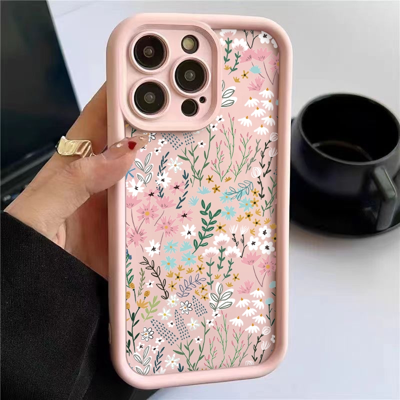 Phone Cases Pink - ピンクの竹と花柄のiPhoneケース Xiaomi Redmi Note 14 13
