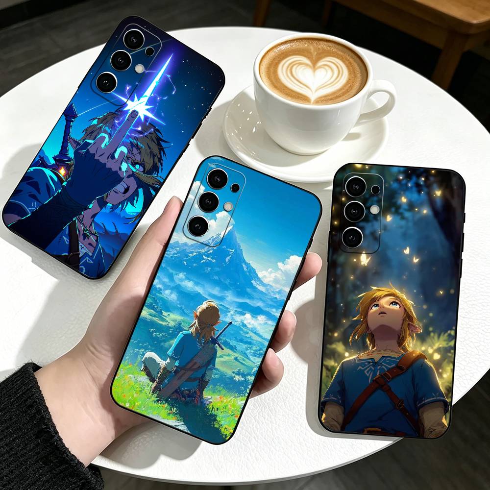 Phone Cases Zelda - Z-Zeldas Games スマホケース ブラック シリコン製 ソフトケース