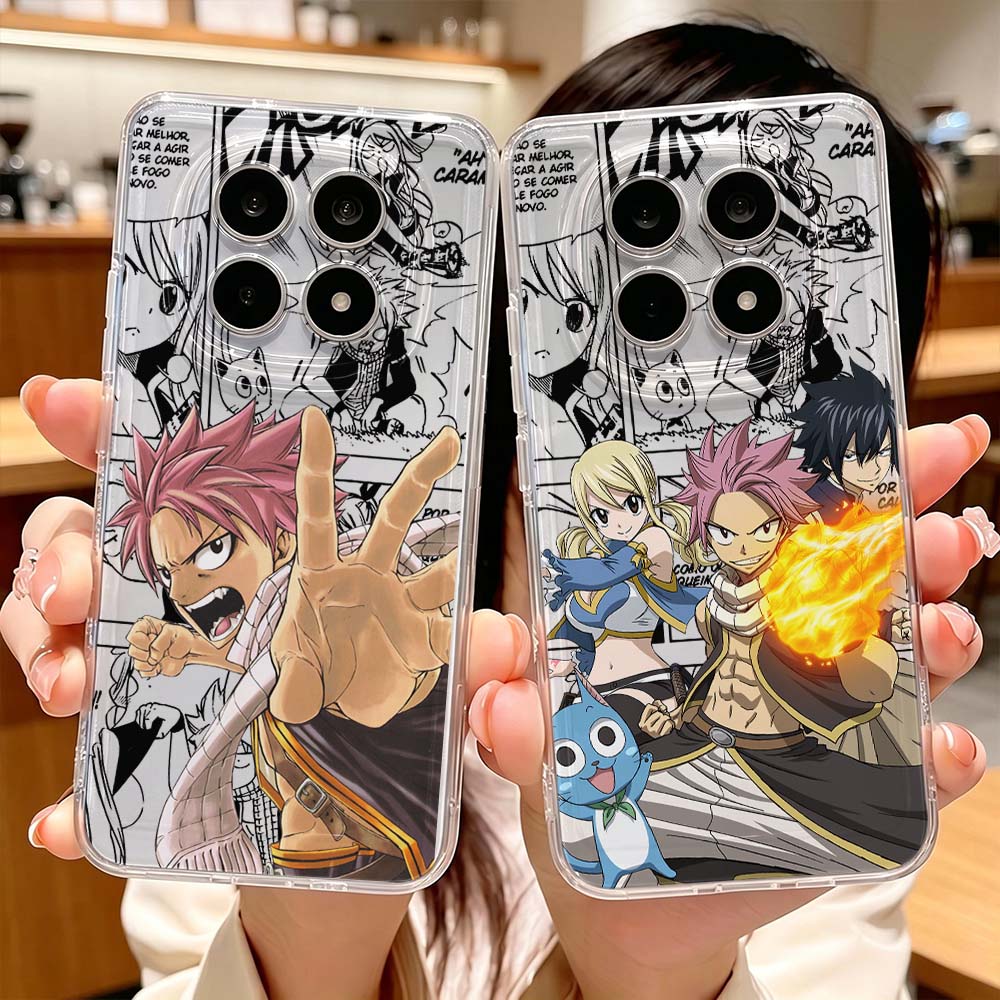 Phone Cases Silicone - FAIRY TAIL ナツ Xiaomi Redmi Note
