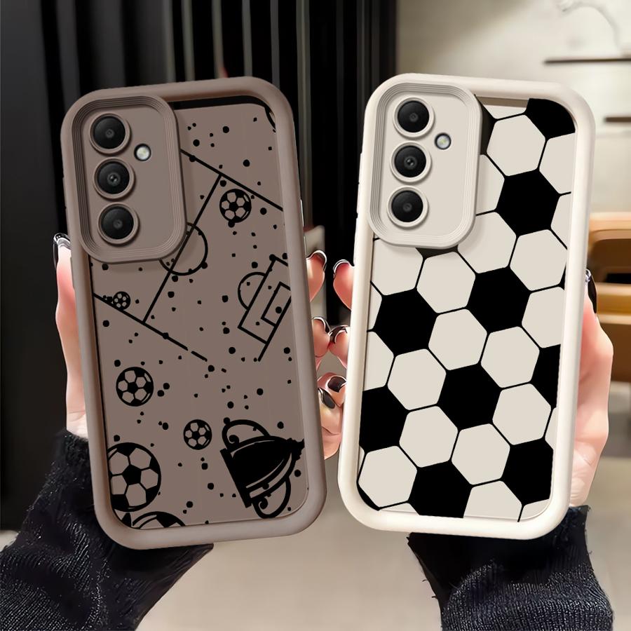 Phone Cases Jersey - サッカー場のボール柄スマホケース サムスンギャラクシーA57 A21s A24 A73 A36
