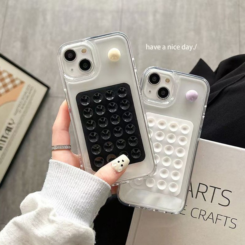 Phone Cases Silicone - シリコン吸盤式スマホホルダー 多機能吸盤壁掛けスタンド 正方形滑り止め片面ケースマウント背面ステッカー