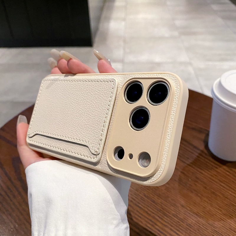 Phone Cases That Hold Cards - PUレザー財布型スマホケース カードホルダー付き iPhone 17 Air 16