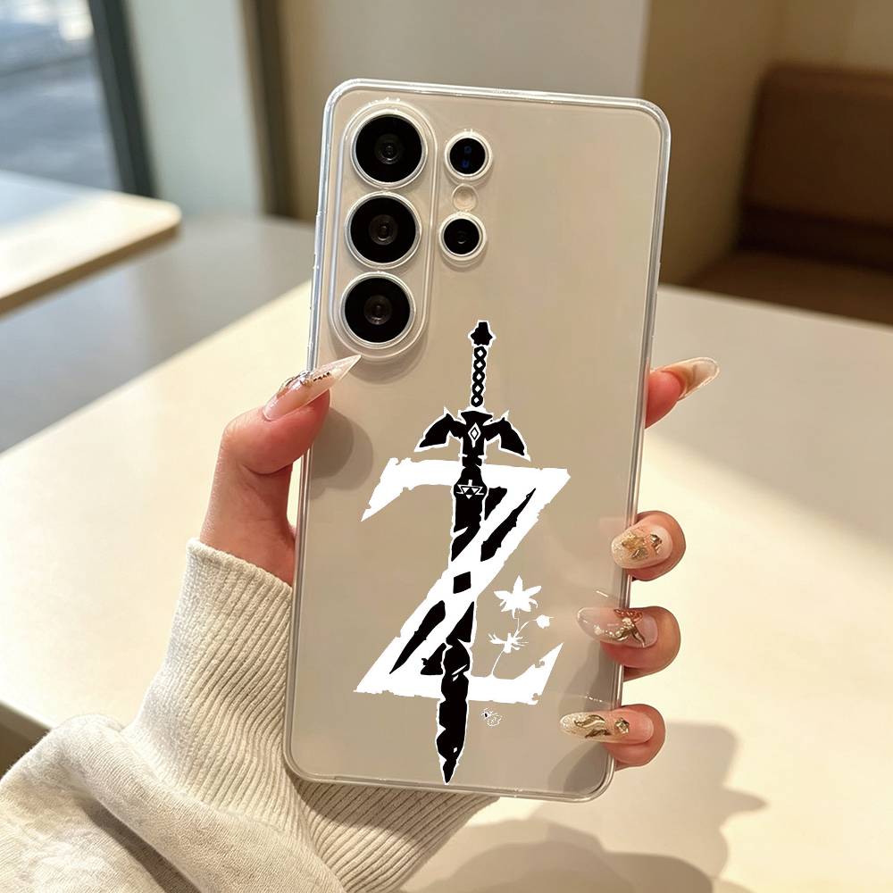 Phone Cases Zelda - ゲーム「ゼルダの伝説」スマホケース Samsung S25、S24、S21、S22、S23、S30、Ultra、S20、Plus、Fe用 透明カバー