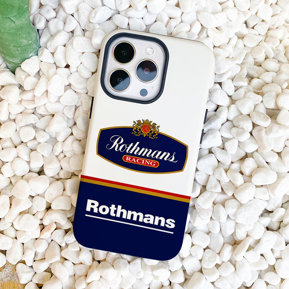 Phone Cases Brand - ブランドタバコR-RothmansのiPhone用ケースフィルムシェル（iPhone 17、16e、16、15、14、13、12 Pro Max、Plus、XS対応）