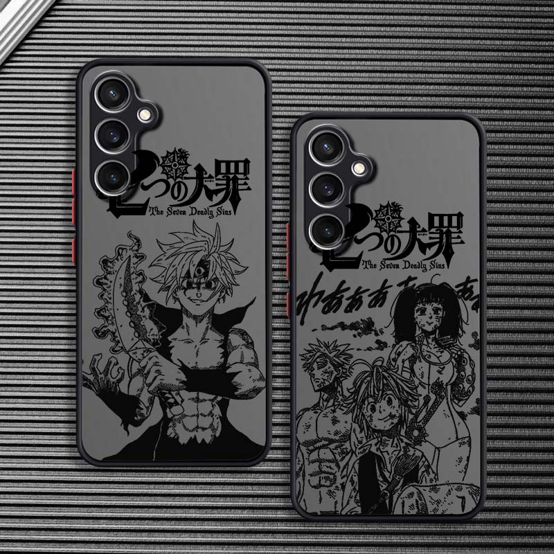 七つの大罪 コミック スマホケース サムスン Galaxy  - Phone Cases For Samsung S21 5G のレビューと価格