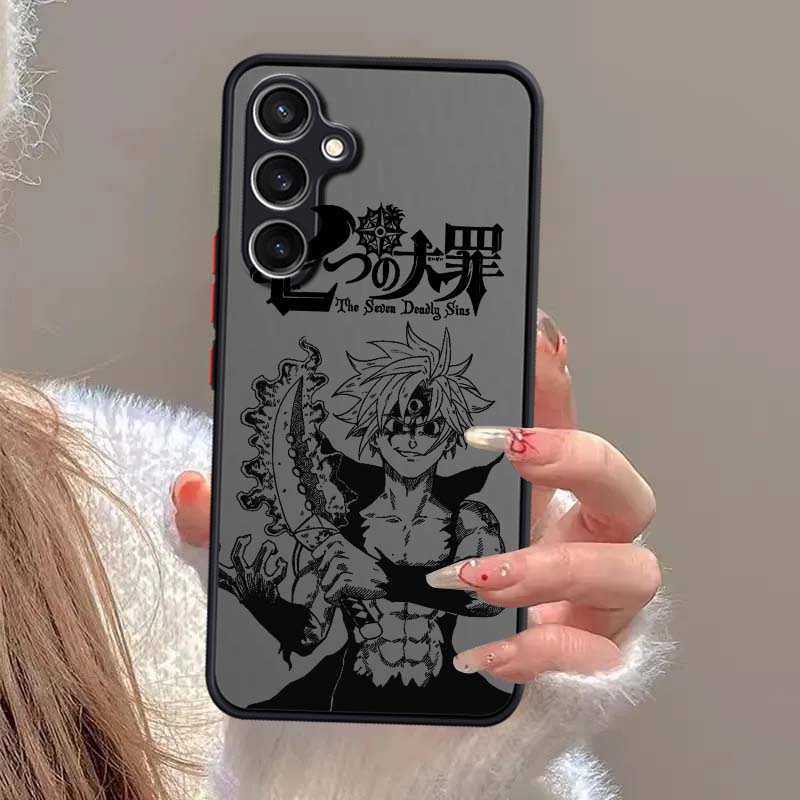 七つの大罪 コミック スマホケース サムスン Galaxy  - Phone Cases For Samsung S21 5G のレビューと価格