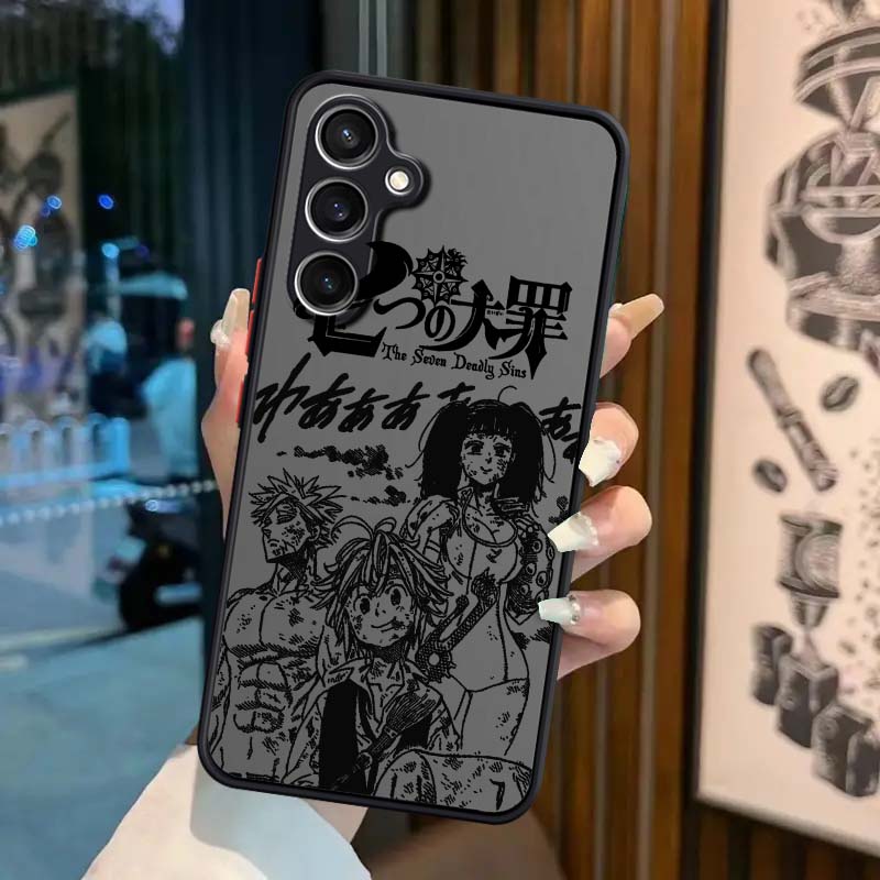 七つの大罪 コミック スマホケース サムスン Galaxy  - Phone Cases For Samsung S21 5G のレビューと価格
