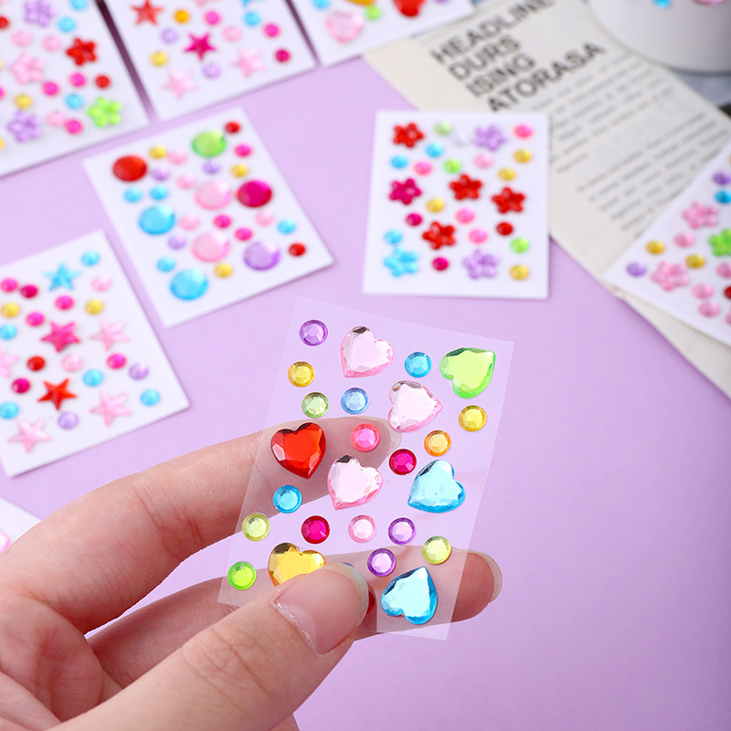 ホットセール カラフルアクリルダイヤモンドステッカー セルフ - Phone Cases Diy のレビューと価格