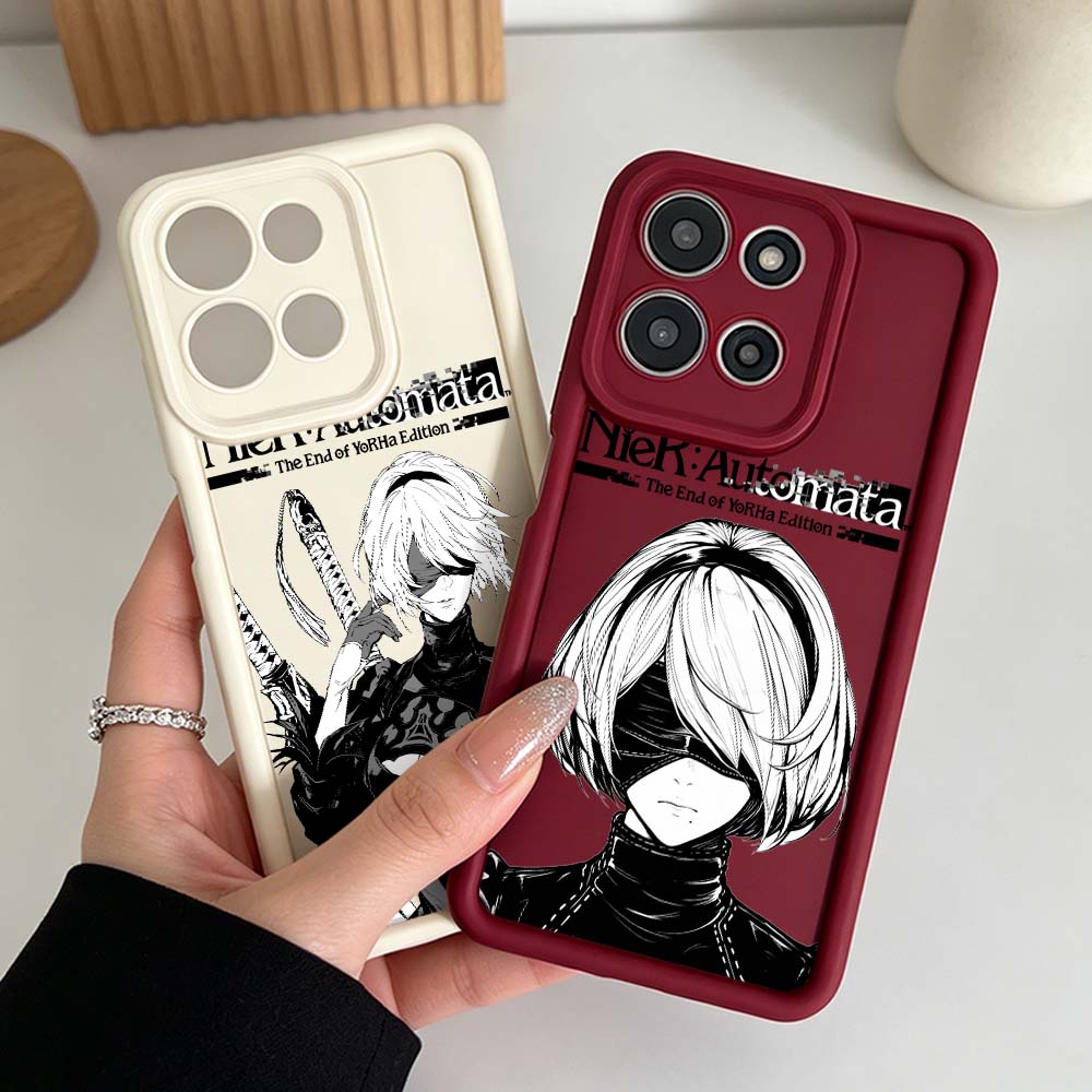 NieR Automataアニメスマホケース Motorol - Phone Cases Silicone のレビューと価格