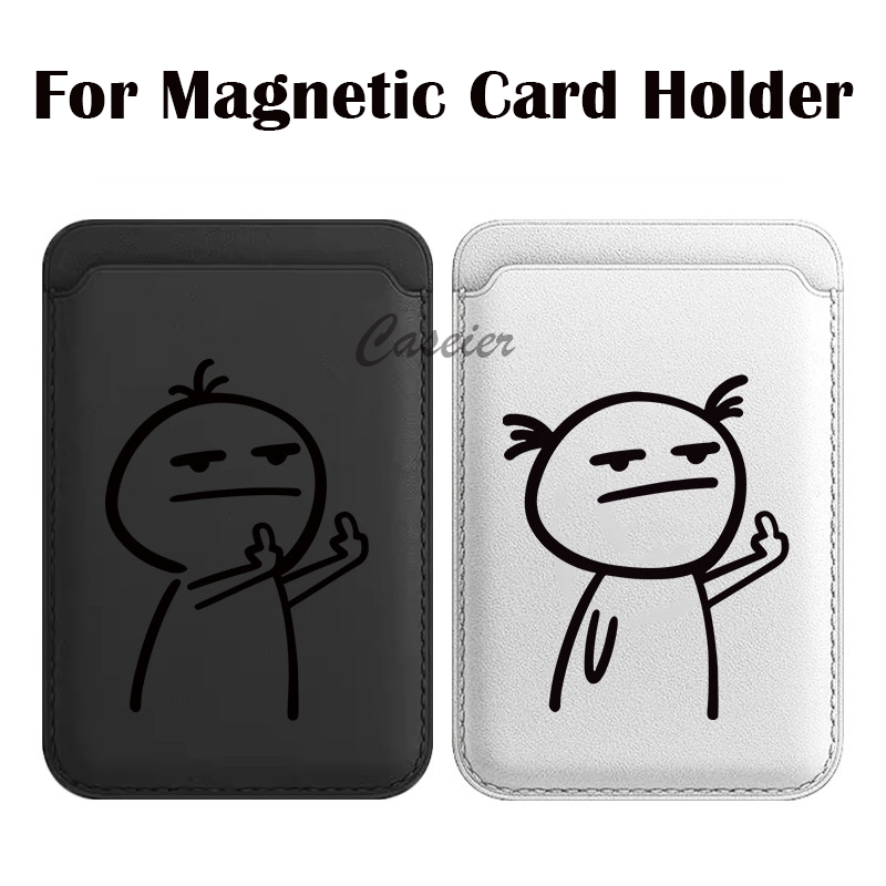 面白い漫画のラインフィギュアカードホルダー、MagSafe対 - Phone Cases Quirky のレビューと価格