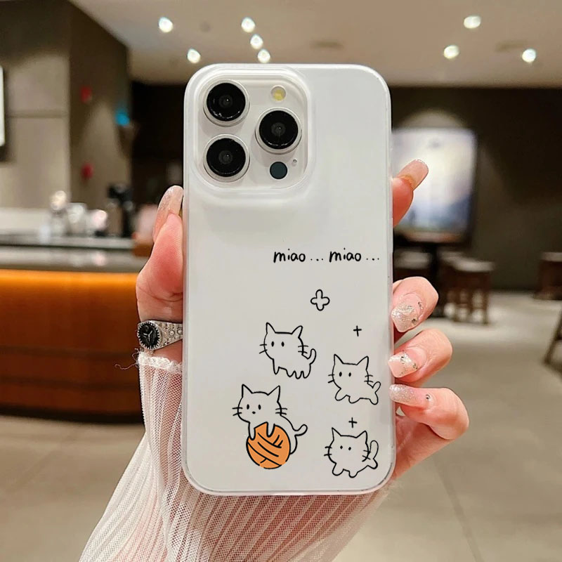 キュートな黒猫柄のiPhoneケース、iPhone 17/1 - Phone Cases Xr Cute のレビューと価格