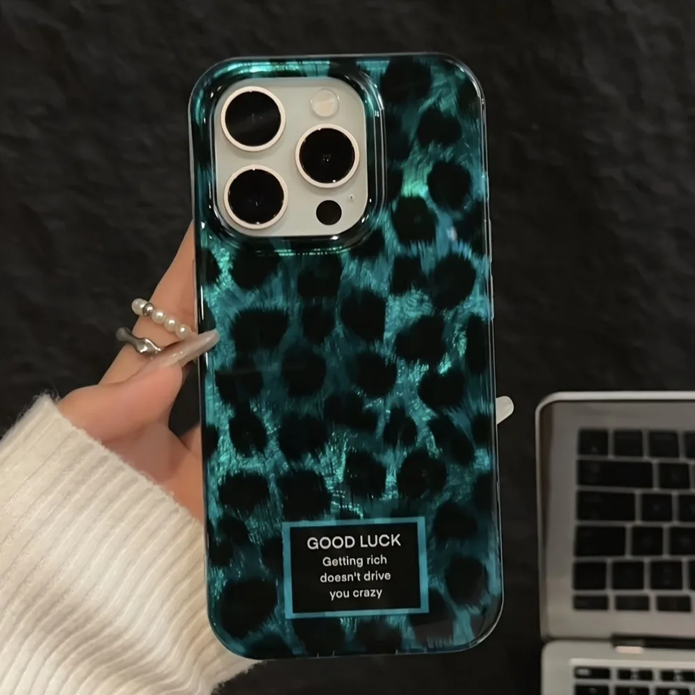 レトロレーザーキュートなヒョウ柄のiPhoneケース iPh - Phone Cases Leopard Print のレビューと価格