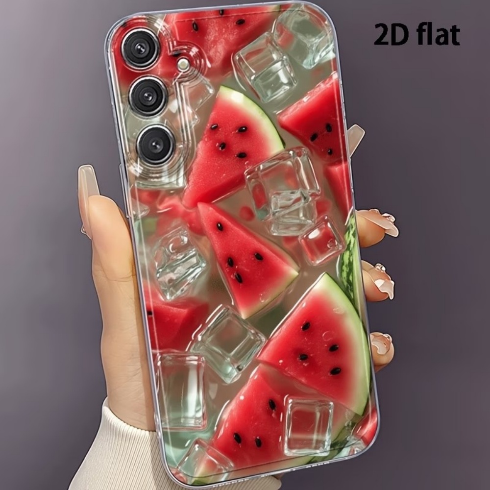 夏の氷のようなスイカ柄TPUスマホケース Samsung G - Phone Cases For Samsung S21 5G のレビューと価格