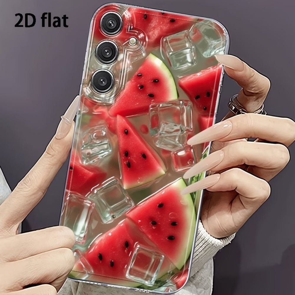 夏の氷のようなスイカ柄TPUスマホケース Samsung G - Phone Cases For Samsung S21 5G のレビューと価格