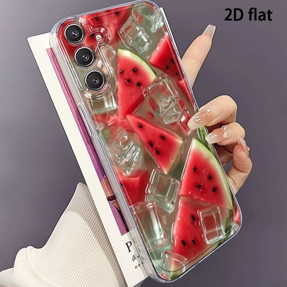 夏の氷のようなスイカ柄TPUスマホケース Samsung G - Phone Cases For Samsung S21 5G のレビューと価格