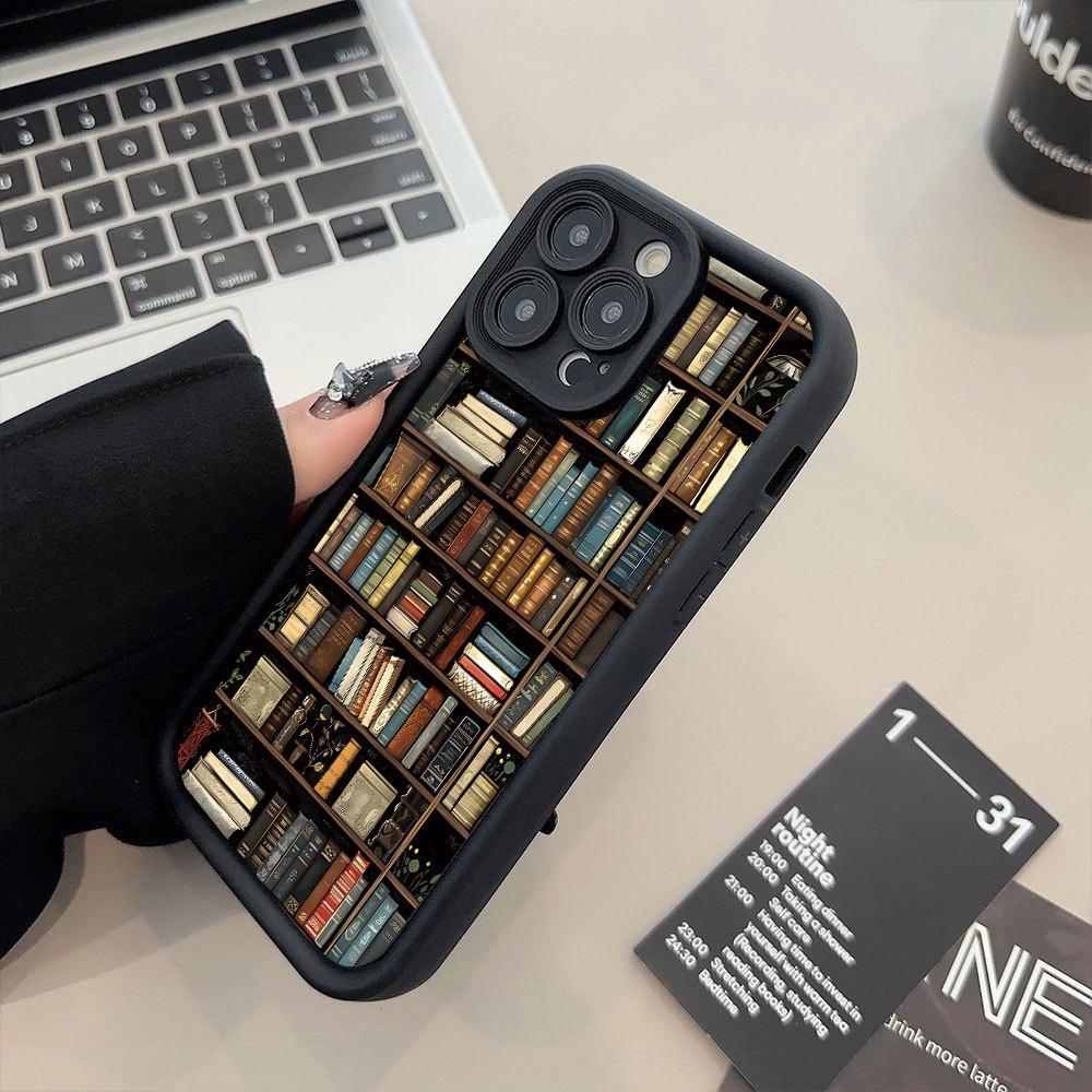 ブックシェルフ型クリエイティブパターンのiPhoneケース  - Phone Cases Iphone 17 Pro Max のレビューと価格