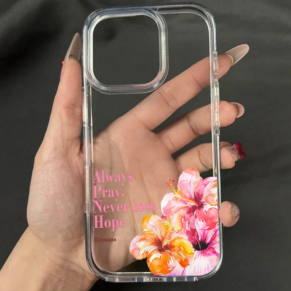ピンクのユリの花柄 iPhone 16 Pro/15/13/ - Phone Cases Pink のレビューと価格