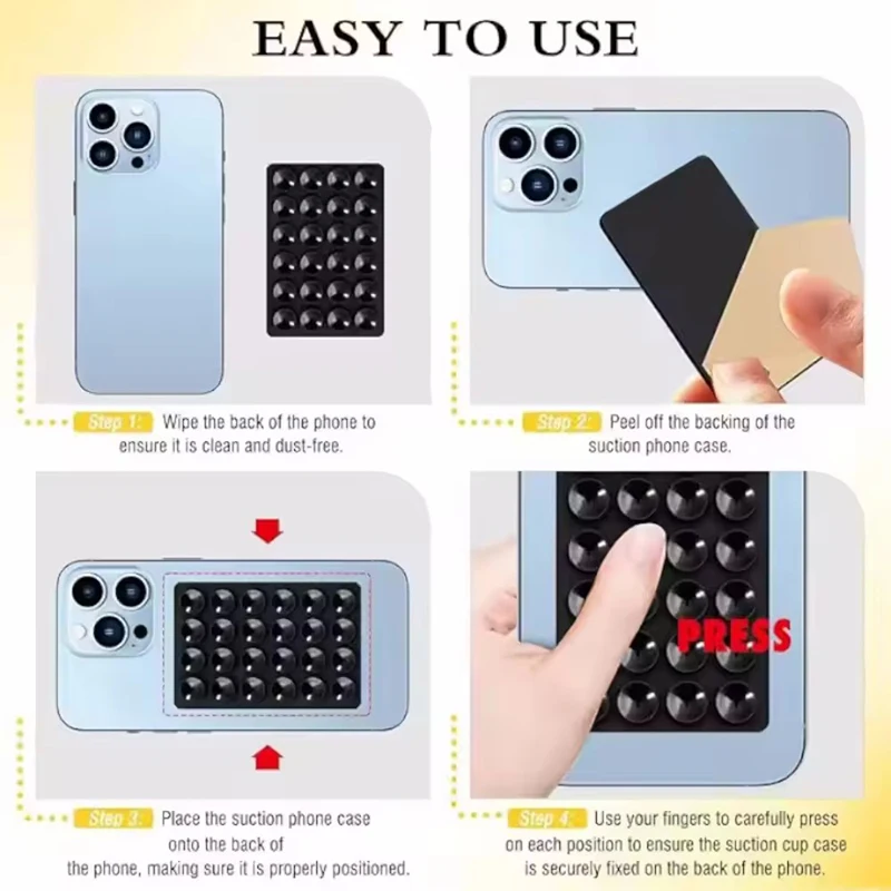 シリコン製壁掛け吸盤ブラケット、多機能壁掛け吸盤、滑り止め片 - Phone Cases Silicone のレビューと価格