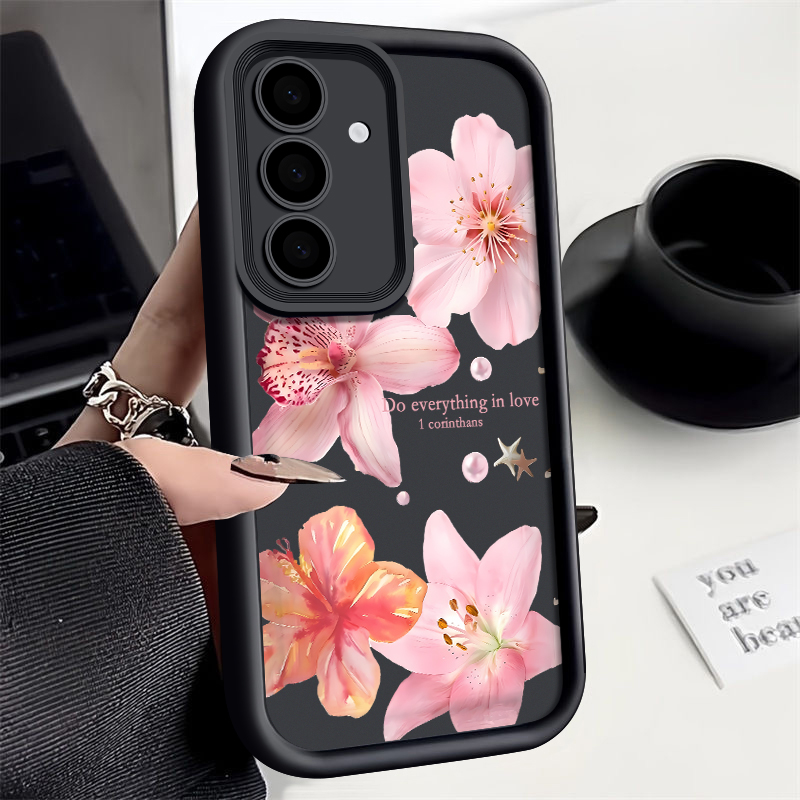 ピンクの花柄スマホケース Samsung Galaxy A5 - Phone Cases Pink のレビューと価格
