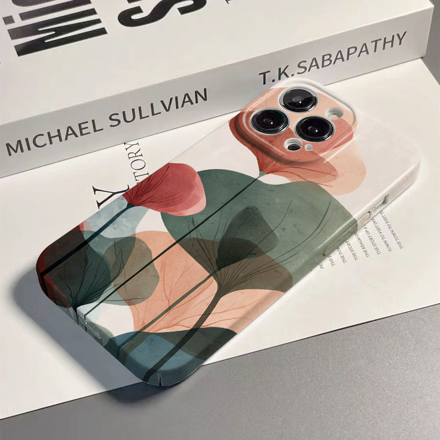 自然の芸術 葉っぱ柄ケース iPhone 17 16 15  - Phone Cases Art のレビューと価格