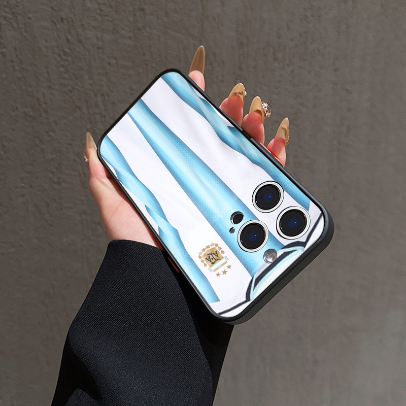 アルゼンチンサッカーチーム ホームジャージ柄 iPhoneケ - Phone Cases Jersey のレビューと価格
