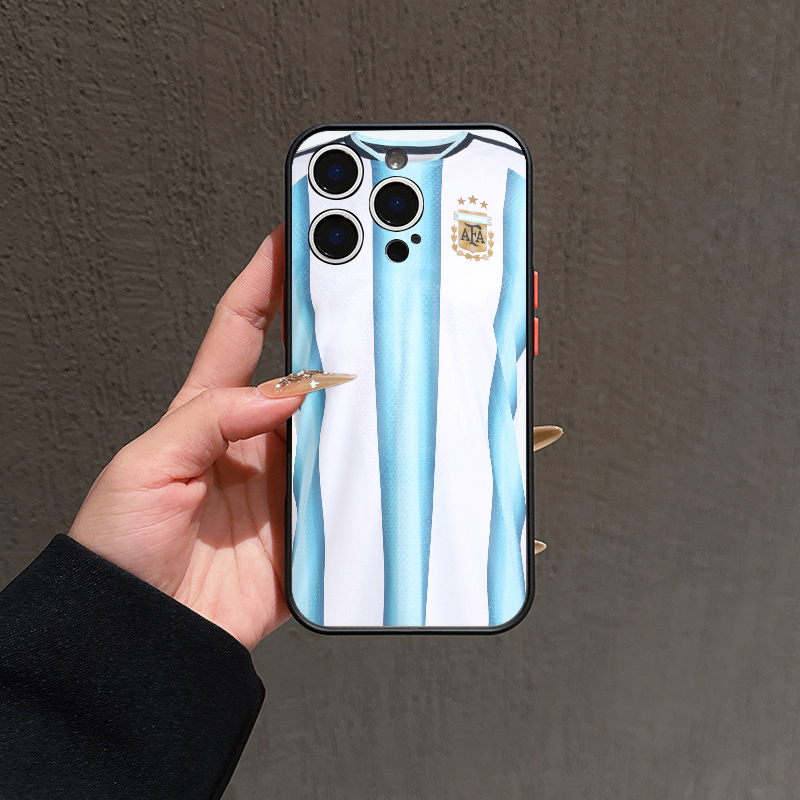 アルゼンチンサッカーチーム ホームジャージ柄 iPhoneケ - Phone Cases Jersey のレビューと価格