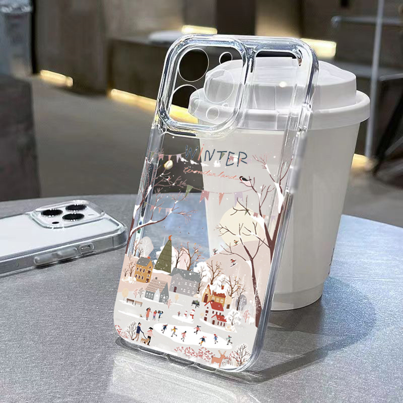 美しい冬の雪模様のスマホケース、Samsung Galaxy - Phone Cases For Samsung S21 5G のレビューと価格