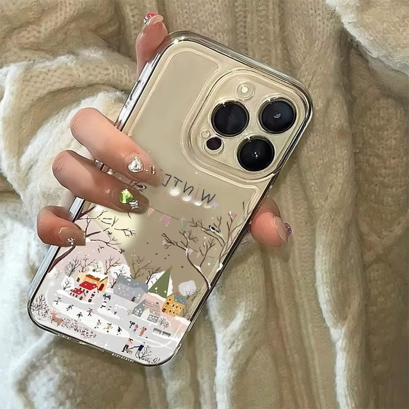 美しい冬の雪模様のスマホケース、Samsung Galaxy - Phone Cases For Samsung S21 5G のレビューと価格