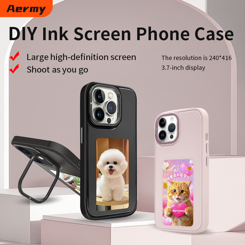 Aermy 3.7インチNFC電子インク電話DIY HD 4 - Phone Cases Diy のレビューと価格