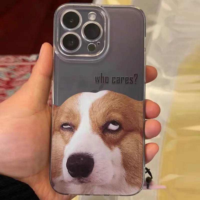 面白い犬のスマホケース iPhone 17 16 15 11 - Phone Cases Quirky のレビューと価格