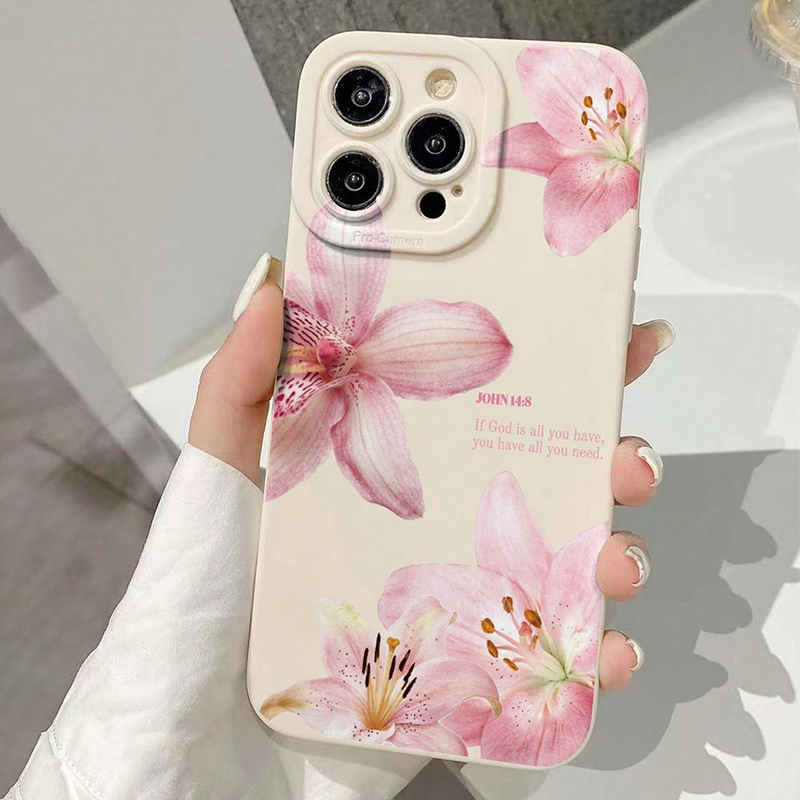 青い花柄の塗装済みシリコンケース Samsung Galax - Phone Cases For Samsung S21 5G のレビューと価格