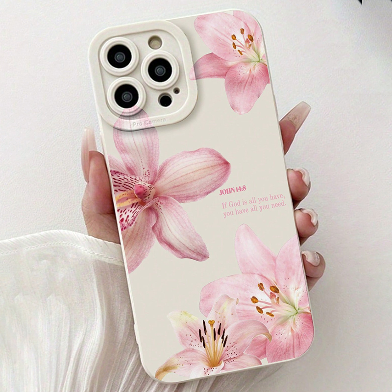 青い花柄の塗装済みシリコンケース Samsung Galax - Phone Cases For Samsung S21 5G のレビューと価格