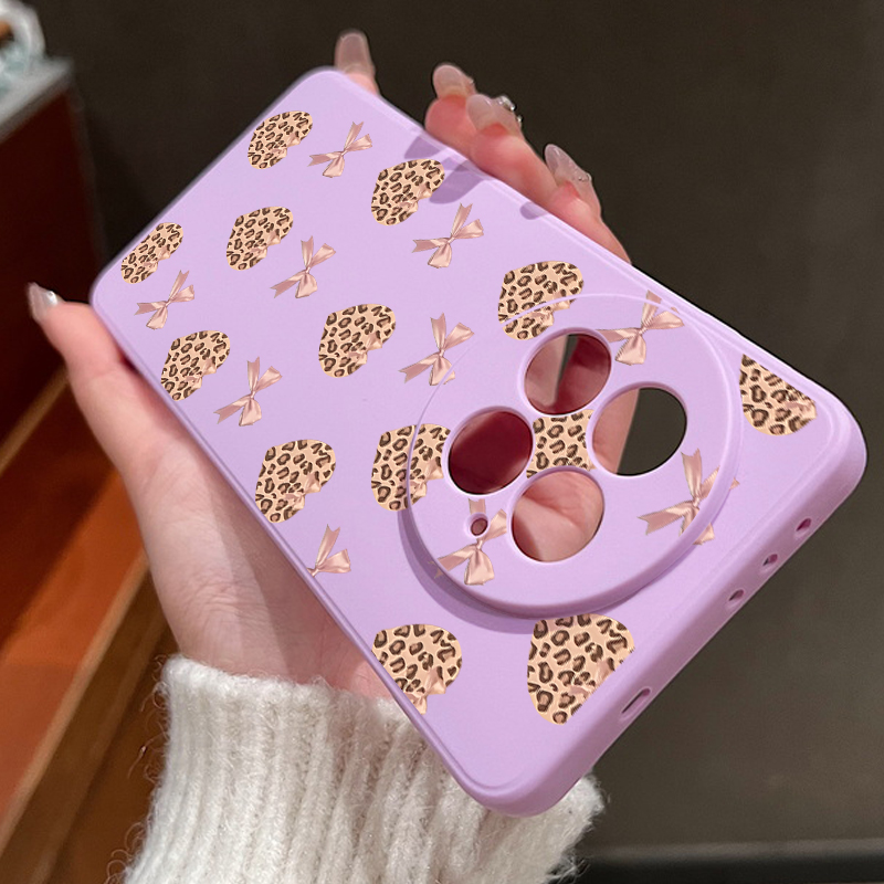 レオパード柄ハートボウソフトランヤード付きスマホケース On - Phone Cases Leopard Print のレビューと価格