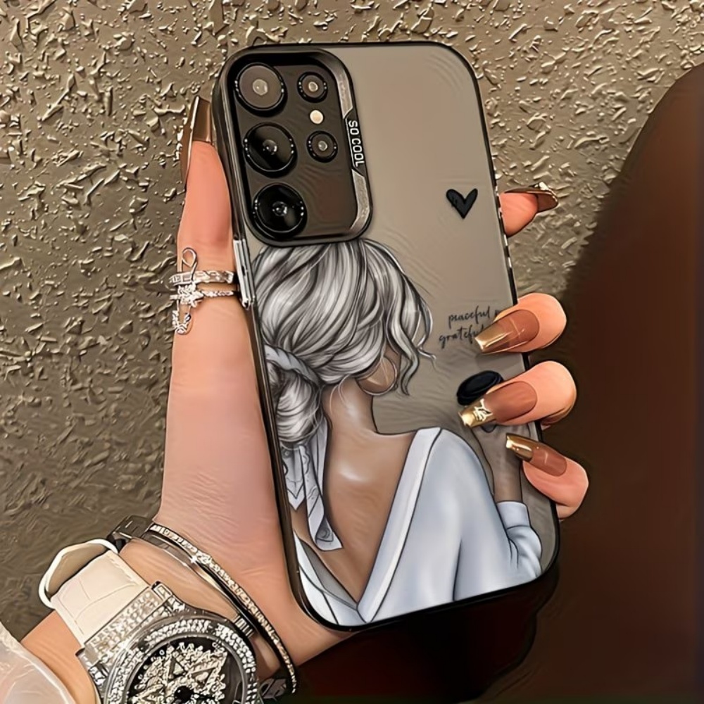 平和で感謝心のある少女プリントのスマホケース Samsung - Phone Cases For Samsung S21 5G のレビューと価格