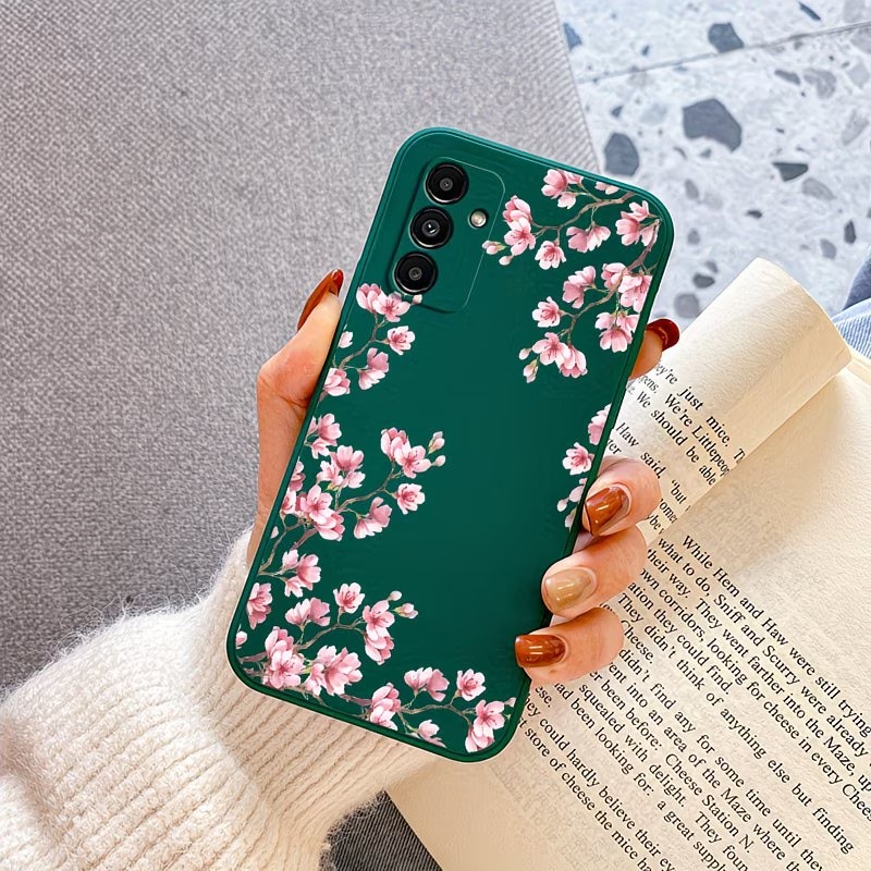 ピンクの桜の枝柄プリントスマホケース Samsung Gal - Phone Cases Pink のレビューと価格