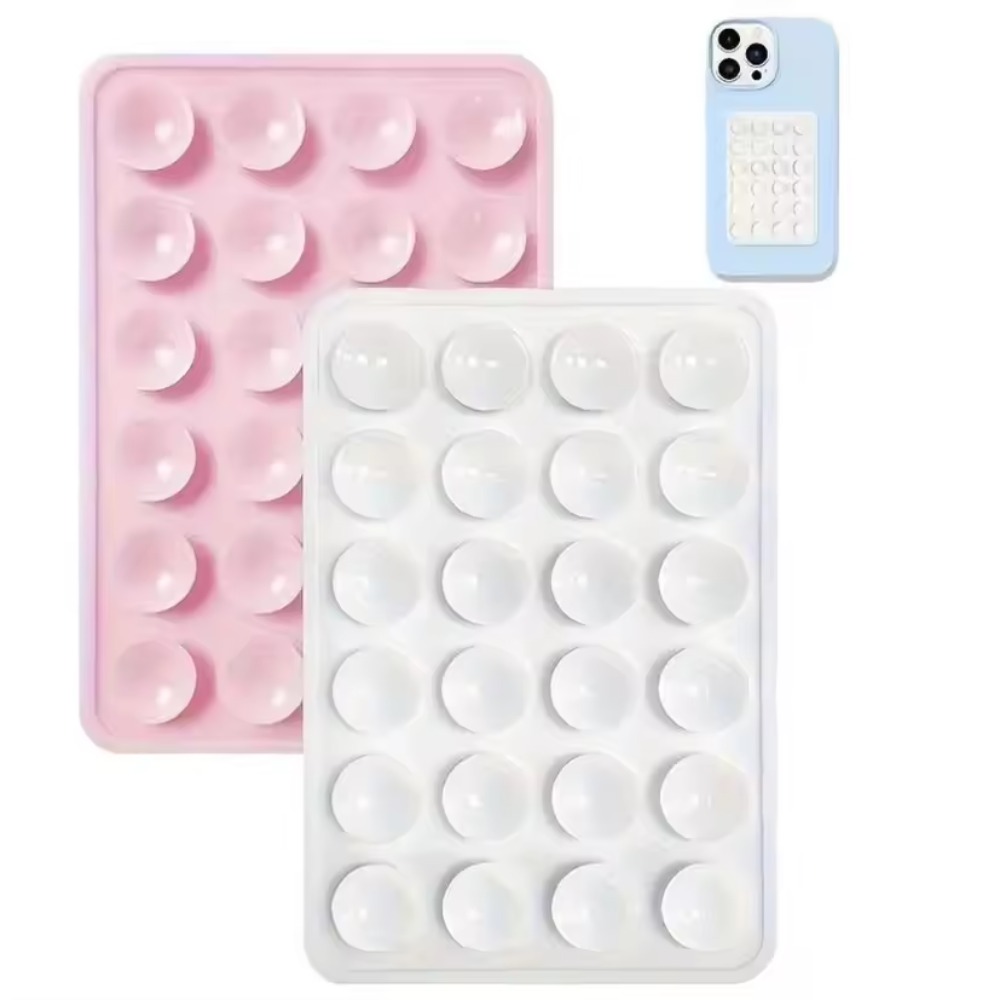 シリコン吸着式スマホホルダーマット多機能吸盤壁掛けスタンド正 - Phone Cases Silicone のレビューと価格