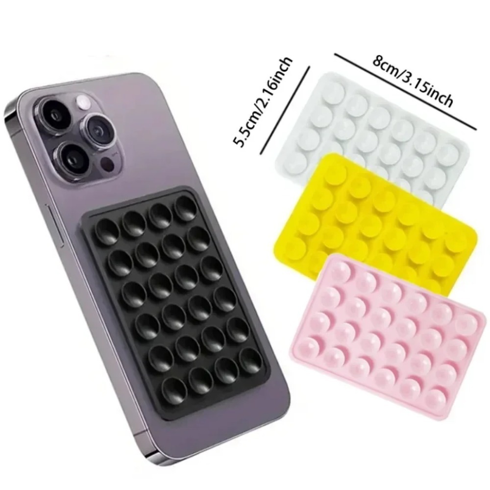 シリコン吸着式スマホホルダーマット多機能吸盤壁掛けスタンド正 - Phone Cases Silicone のレビューと価格