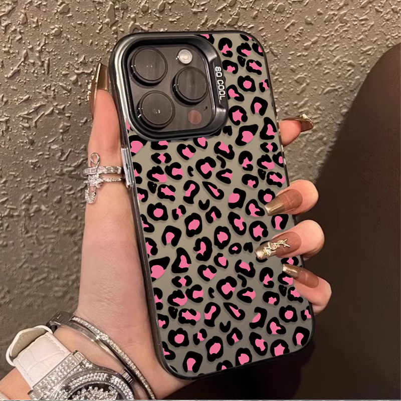 ファッション美的レオパードプリントメッキPCスマホケース S - Phone Cases Leopard Print のレビューと価格