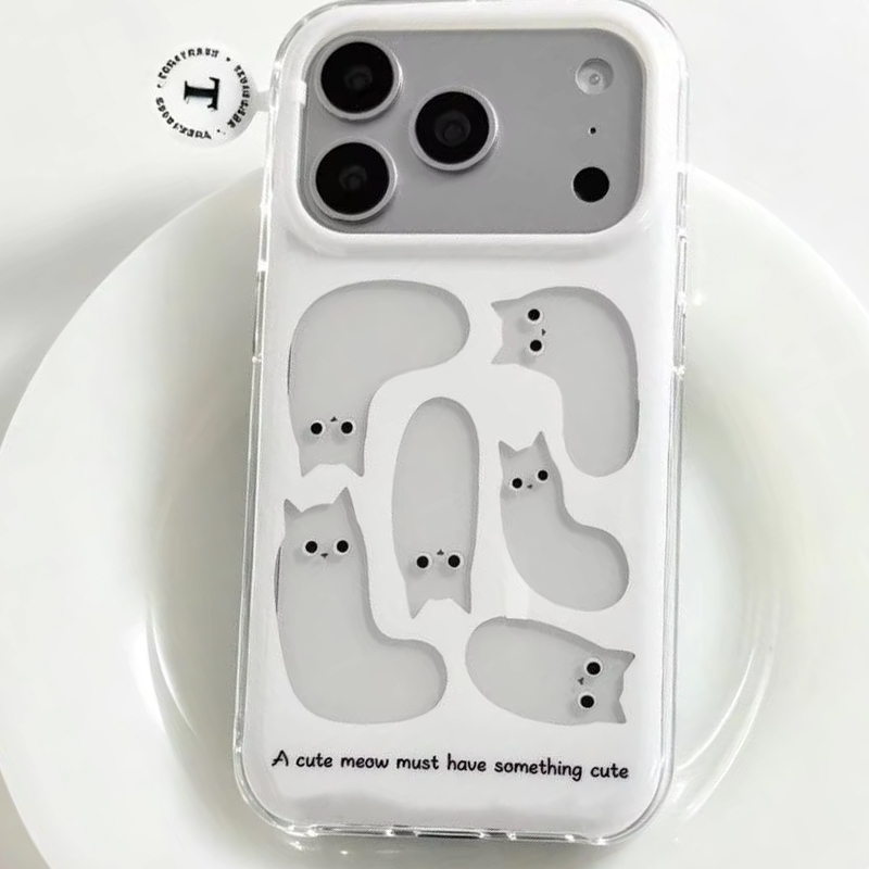 韓国INSキュートなくり抜き子猫カワイイスマホケース iPh - Phone Cases Xr Cute のレビューと価格