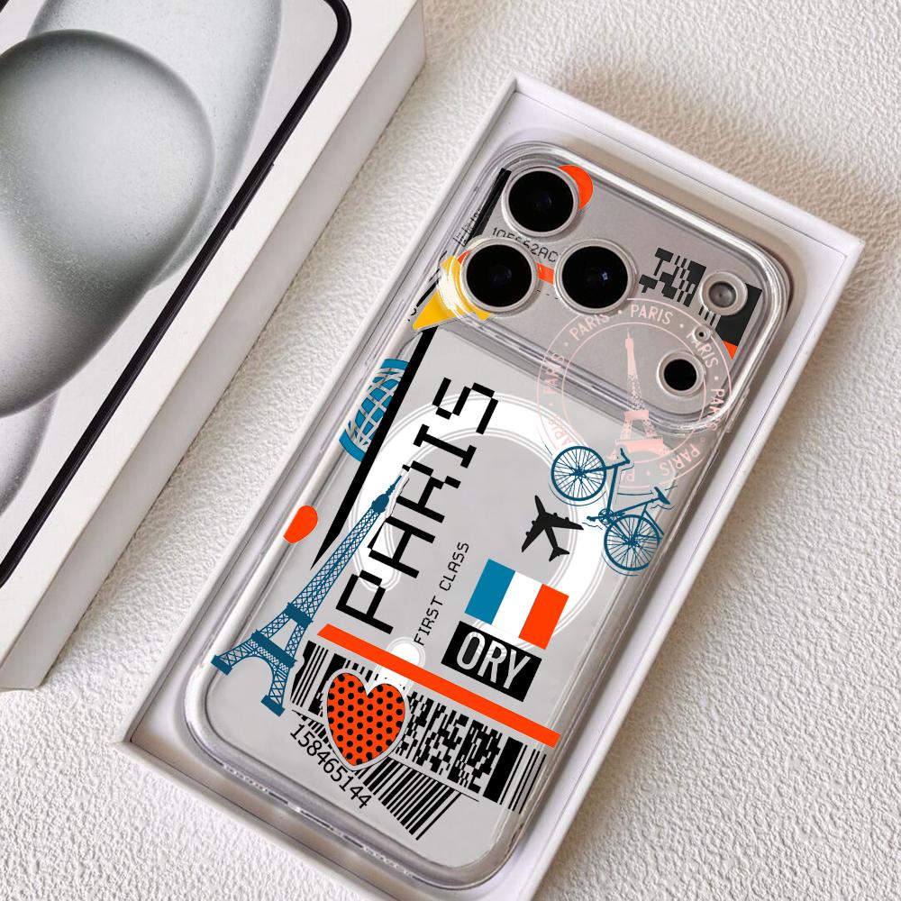 飛行機旅行チケット フランス柄 iPhoneケース iPho - Phone Cases Aviation のレビューと価格