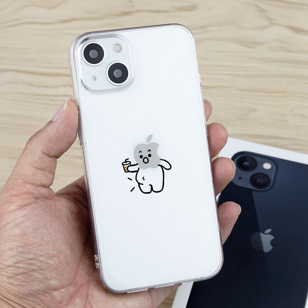 面白いマッチ棒人形 クリアカップル携帯ケース iPhone  - Phone Cases Quirky のレビューと価格