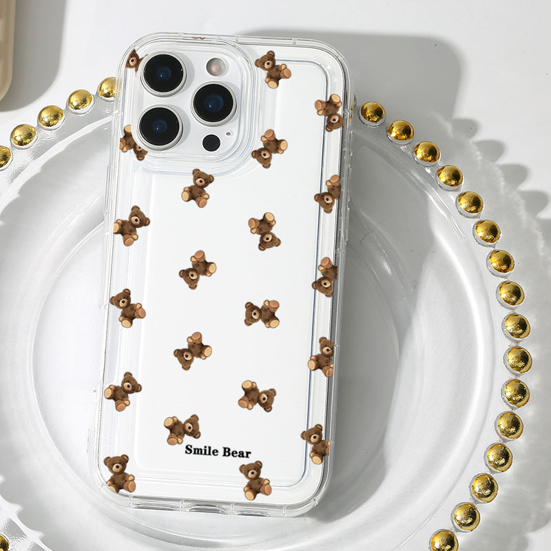 フラワーベアプリント iPhone 16 15 13 12  - Phone Cases Xr Cute のレビューと価格