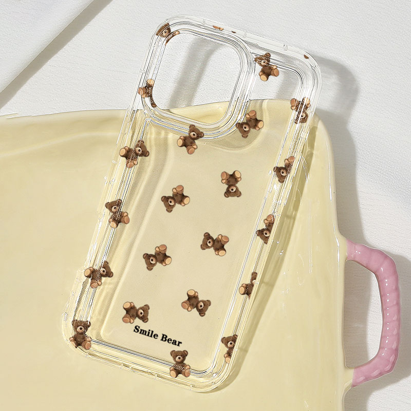 フラワーベアプリント iPhone 16 15 13 12  - Phone Cases Xr Cute のレビューと価格